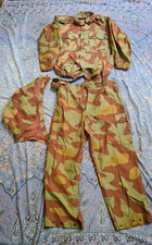 Raro completo Giacca con Cappuccio e Pantalone mimetici Battaglion San Marco