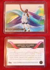 Custodia 24/25 Topps Chrome Basketball Anthony Edwards Helix #H8 SSP Hit
