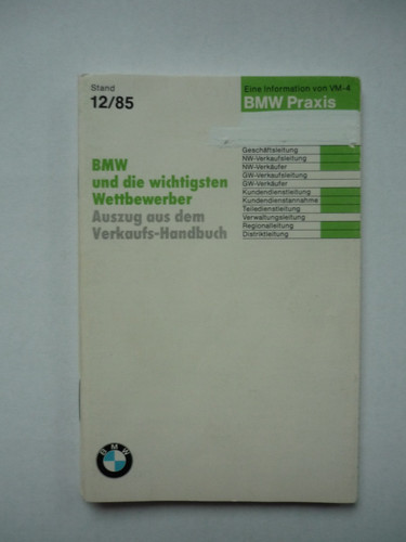 Bmw principali concorrenti - principali,