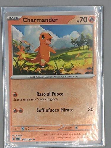 Charmander paldean fates paf - fates,