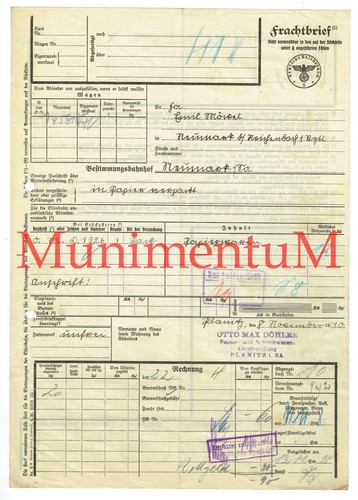 Lettera vettura urgente - lettera, di