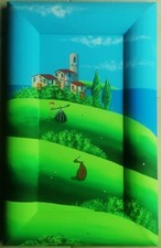 PAOLO  DA  NORCIA  -  OLIO SU TELA CON CORNICE INVASA