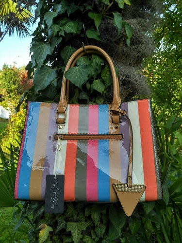 Borsa colorata righe - borsa,