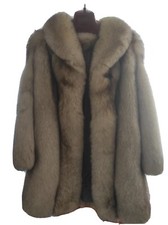 Pelliccia volpe grigia della