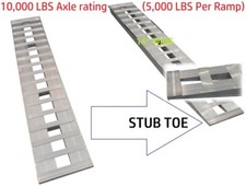 94" X 15" 10000 LBS Stub toe