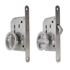 Set Porta Scorrevole Cromo