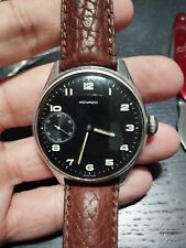 MOVADO MILITARE MANUALE WAR MILITARY WATCH WRIST OVERSIZE ACCIAIO SWISS ANNI 30