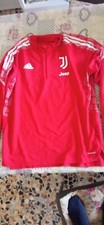 Felpa d'allenamento juve, rossa taglia L