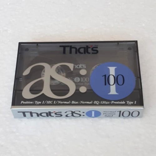 Audio cassette that i - audio, as
