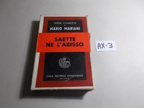 Libro saette abisso - saette,