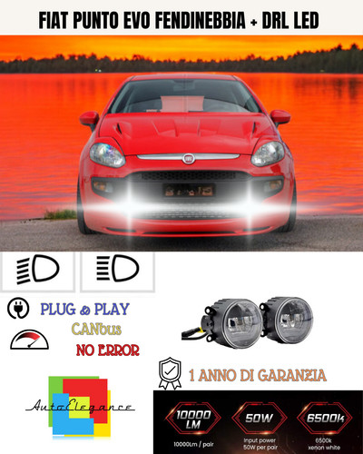 Set proiettori led - led, fiat