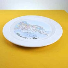 piatto souvenir in ceramica
