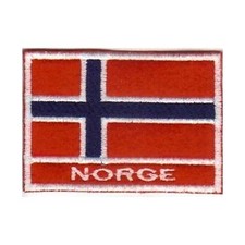 [Patch] BANDIERA NORVEGIA cm 7