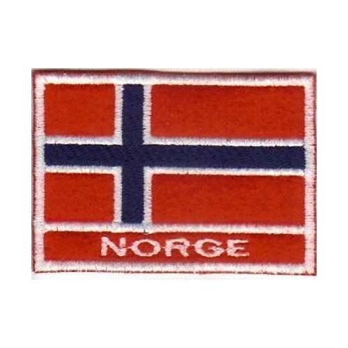 Patch bandiera norvegia cm 7 - bandiera,