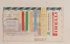 BIGLIETTO TICKET STADIO CALCIO