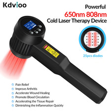 Dispositivo laser a basso livello 5000mW/5W terapia laser a freddo 650nm 808nm per sollievo dal dolore