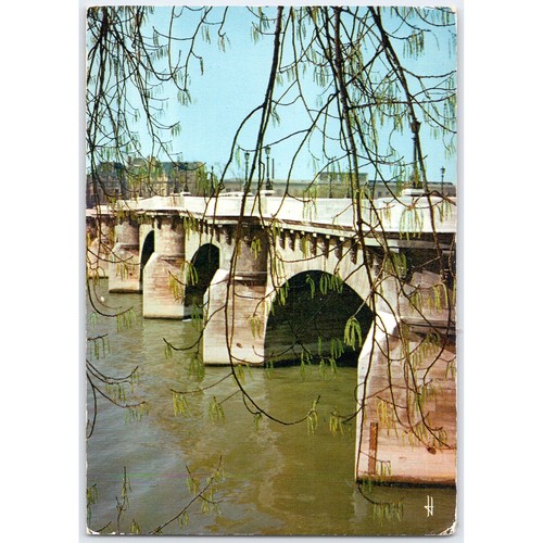 Cartolina parigi seine pont - parigi, la