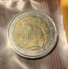 Euro coin italy dante - euro,