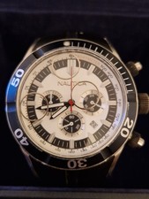 Nautica orologio uomo, datario, tachimetro