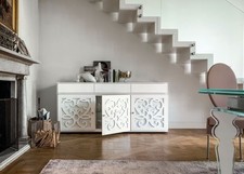 MADIA CREDENZA PARIS TONIN 3 ANTE TRAFORATE E 3 CASSETTI LACCATA IN 4 COLORI