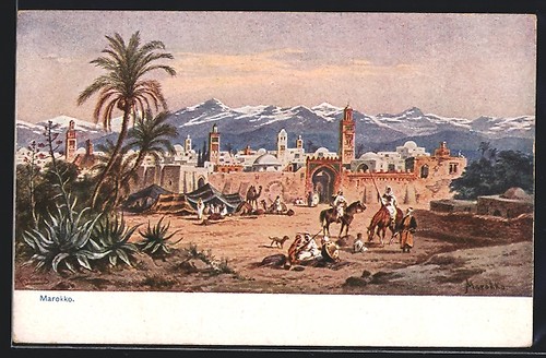 Cartolina artista friedrich - cartolina, d'artista
