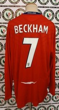 BECKHAM 2008 ENGLAND SHIRT