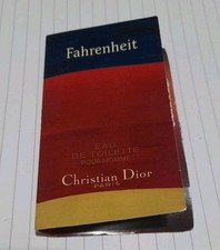 H) Profumo mignon miniatura FAHRENHEIT EAU DE TOILETTE by Christian Dior 1,2 ml 