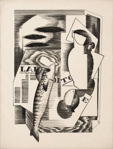 Stampa arte cubista - stampa, luigi