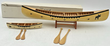(2) CANOE IN LEGNO NATIVI