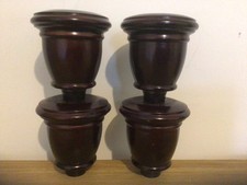 Set 4 x Piedini in Legno di