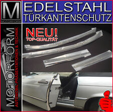 Mercedes SL SLC R107 W107 protezione bordi porta ACCIAIO INOX 280SL 350SL 500SL 450SLC nuovo