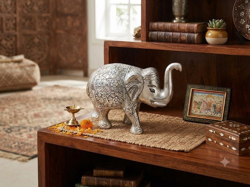 Elefante metallo ottone - elefante, in