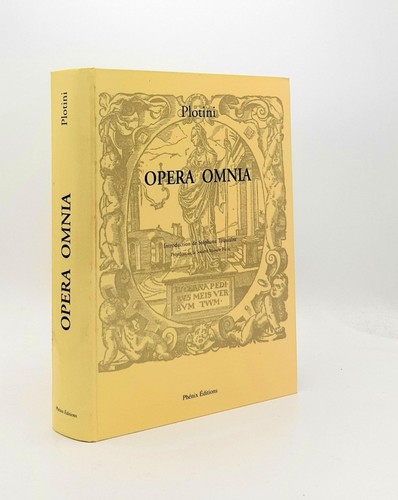 Plotinus plotini opera - /, omnia