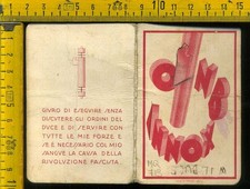 Tessera Fascista ONB Balilla