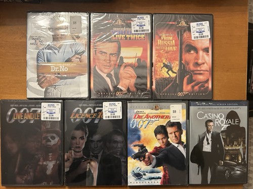 Lot james bond dvds 6 - bond,