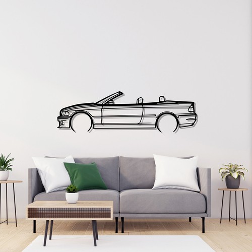 Bmw e46 convertible silhouette - convertible,
