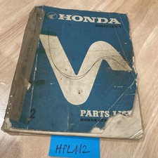 Honda Cyclomoteur SS50 ZK1 liste catalogue pièce détachée édition 1973