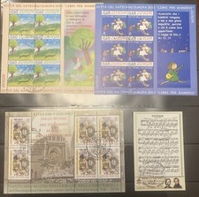 Vaticano 2010 Minifogli E Foglietti Sotto facciale Usati