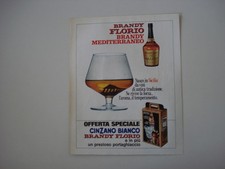 advertising Pubblicità 1968 BRANDY FLORIO