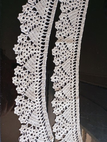 Bordo uncinetto bianco - uncinetto, beige