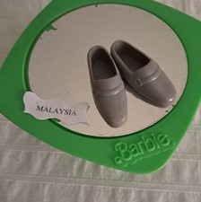 Anni '80 Scarpe grigie Ken Malaysia Barbie Superstar Mattel Vintage