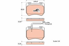 GDB1904 TRW Kit pastiglie