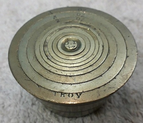 Antique brass troy nesting - 9,