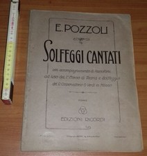Pozzoli E., Solfeggi cantati
