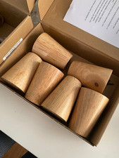 4 piedini  per Mobili in Legno Massello Tavolino Divano - disponibili 12