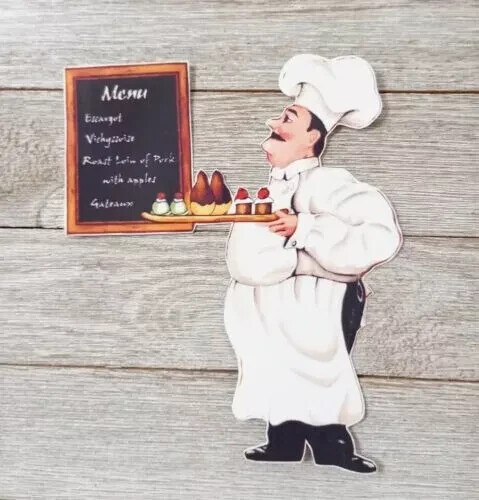 Adesivo murale cucina chef - adesivo,