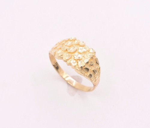 Anello square ring nugget uomo - ring,