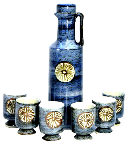 Set decanter tazze vintage - set,