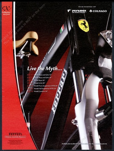 Ferrari turbo bike cx70 2007 - turbo,