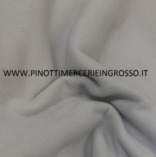 TESSUTO STOFFA PILE PAIL ANTIPILLING 884 GRIGIO CHIARO AL METRO / ALTEZZA=CM 150